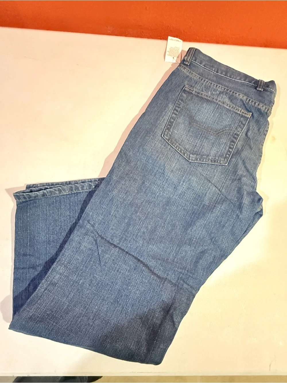 Chaps Men's Denim Straight-Leg Jeans in Blue